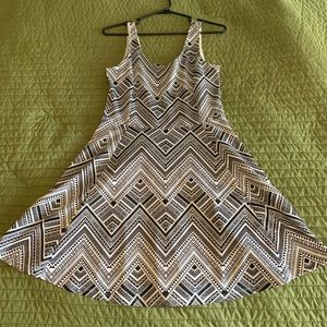 Black and white dress